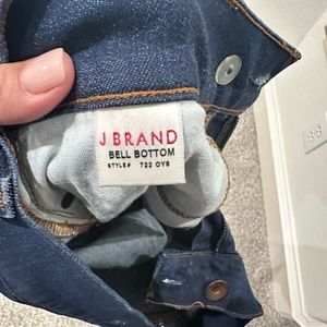 J brand Bell bottom dark wash denim